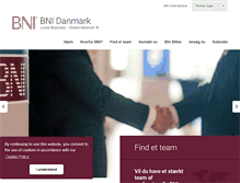 Tablet Screenshot of bniconnect.dk